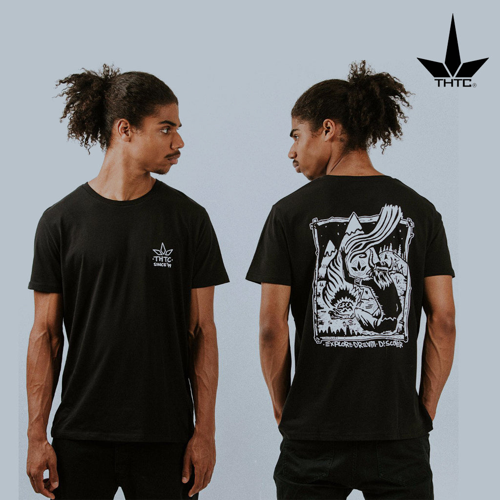 THTC Back To The Real T Shirt en Chanvre green doctor.be