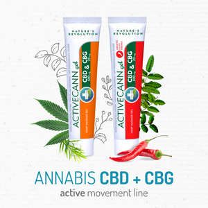 Activecann CBD + CBG Gel Annabis 75 ml | Green Doctor