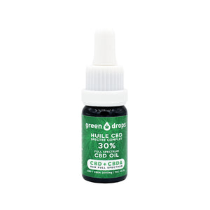 Huile CBD + CBDA 30% Full Spectrum | Green Drops