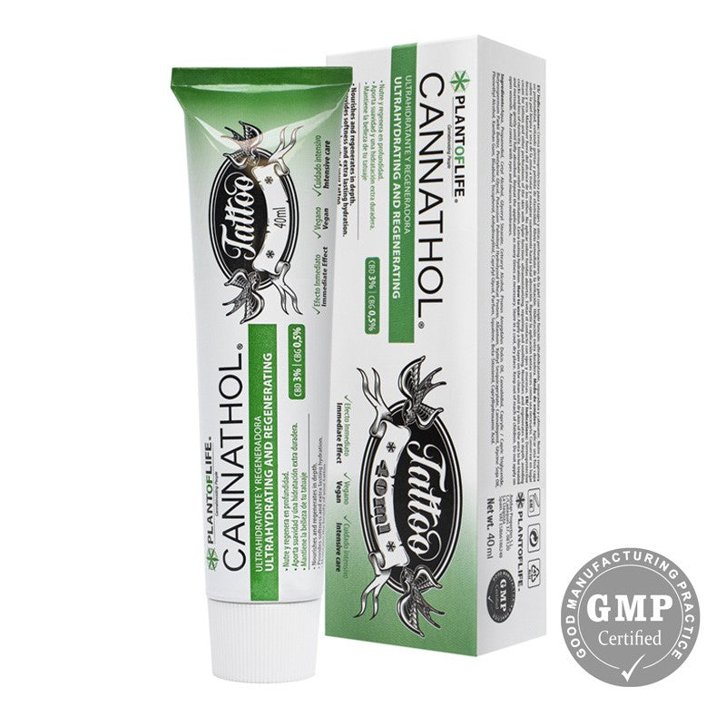 Crème pour Tatouages au CBD Cannathol 40ml