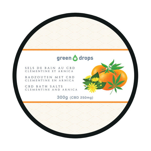 Sels de Bains au CBD Green Drops | Green Doctor