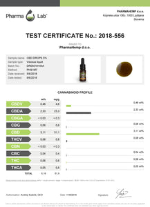 Huile CBD Curcuma Pharmahemp 5%