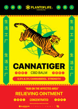 Baume du Tigre au CBD Cannatiger 12ml