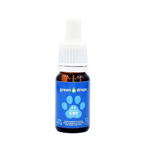 Huile CBD pour animaux Green Drops 4% | Green Doctor