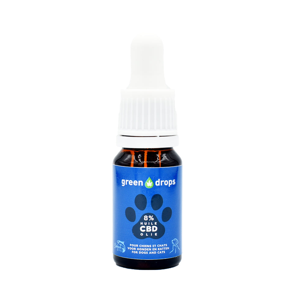 Huile CBD pour animaux Green Drops 8% | Green Doctor