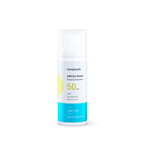 Écran Solaire CBD pour le Visage SPF 50 Hemptouch 50ml